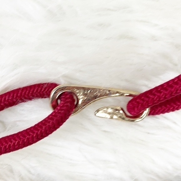 VINTAGE braided polished gem stones belt S/M - Picture 4 of 7